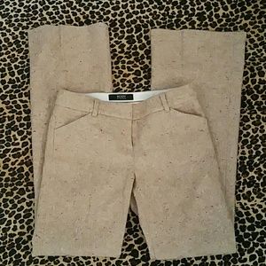 Victoria Secret Oatmeal Tweed Trousers NWOT